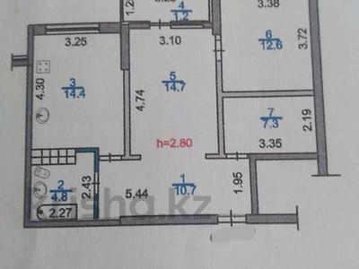2-комнатная квартира, 65.7 м², 5/10 этаж, Алтын орда за 35 млн 〒 в Алматы, Наурызбайский р-н