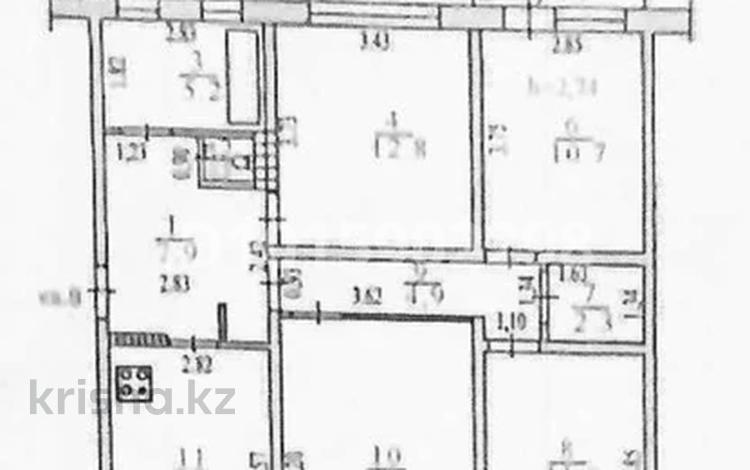 4-бөлмелі пәтер · 82 м² · 4/5 қабат, Пушкина 22, бағасы: 78 млн ₸ в Алматы, Медеуский р-н — фото 7