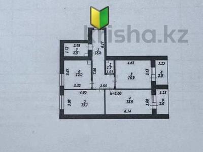 3-комнатная квартира · 85.3 м² · 4/10 этаж, Алихан Бокейхан 13 за 56.5 млн ₸ в Астане, Есильский р-н