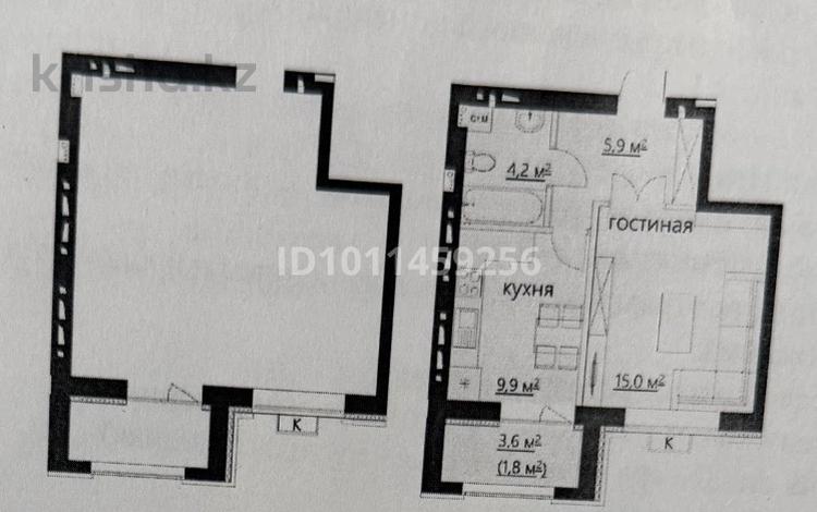 1-бөлмелі пәтер · 38 м² · 4/6 қабат, Майкудук, 067 учетный квартал, бағасы: 13.7 млн ₸ в Караганде, Алихана Бокейханова р-н — фото 2