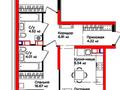 3-бөлмелі пәтер · 76.5 м² · 5/9 қабат, мкр Тараз, Рыскулова 33/2, бағасы: 55 млн ₸ в Шымкенте, Аль-Фарабийский р-н — фото 20