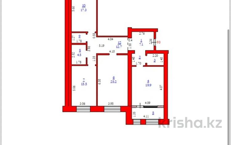 3-комнатная квартира, 113 м², 8/8 этаж, мкр. Алтын орда 16 Л