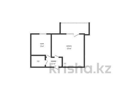 1-бөлмелі пәтер · 34.9 м² · 4/5 қабат, Гашека 12, бағасы: 17.5 млн ₸ в Костанае