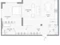 2-бөлмелі пәтер · 80.5 м² · 2/3 қабат, Кенесары хана 43/7, бағасы: ~ 89.8 млн ₸ в Алматы, Бостандыкский р-н