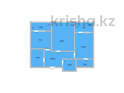2-комнатная квартира · 68.2 м² · 8/9 этаж, Курганская 2В за 28 млн 〒 в Костанае