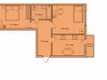 2-комнатная квартира · 60.7 м² · 4/7 этаж, Улы Дала 56 — Сауран за 42.9 млн ₸ в Астане, Есильский р-н — фото 11