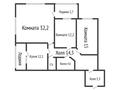 3-комнатная квартира, 102 м², 4/8 этаж, назарбаева 223 за 53 млн 〒 в Костанае — фото 14