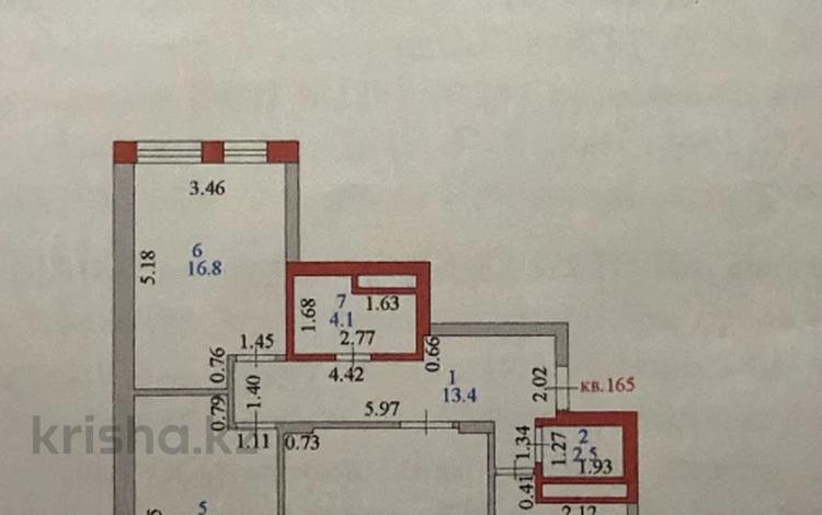 3-бөлмелі пәтер · 91 м² · 7/9 қабат, Мангилик Ел 51/2, бағасы: 59.6 млн ₸ в Астане, Есильский р-н — фото 2