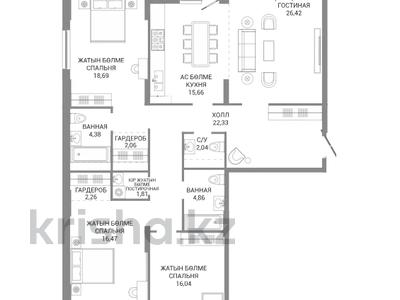 4-комнатная квартира · 135.12 м², А 32 2Б — БЕЗ КОМИССИИ!!!!! за ~ 123.1 млн ₸ в Астане