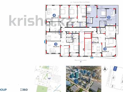 3-комнатная квартира · 95 м² · 7/9 этаж, Мангилик Ел 57 за 112 млн ₸ в Астане, Есильский р-н