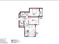 3-комнатная квартира · 75.93 м² · 16/17 этаж, Турар Рыскулов 18/7 — Mega, EXPO за 51.5 млн ₸ в Астане, Есильский р-н — фото 2
