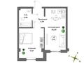 1-комнатная квартира, 33.5 м², 3/3 этаж, 1 мкр 2 за 12.5 млн 〒 в Жана куате
