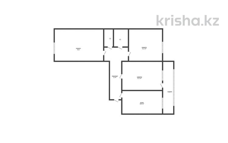 3-комнатная квартира · 67.8 м² · 9/10 этаж, Каирбекова 336 за 27.9 млн ₸ в Костанае — фото 2
