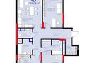 4-бөлмелі пәтер · 114.16 м² · 5/9 қабат, Турар Рыскулов 18 — БИЗНЕС КЛАСС, бағасы: 81 млн ₸ в Астане, Есильский р-н