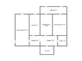 3-бөлмелі пәтер · 71.9 м² · 9/9 қабат, Гагарина 24А — Гагарина, бағасы: 48 млн ₸ в Шымкенте, Туран р-н — фото 13
