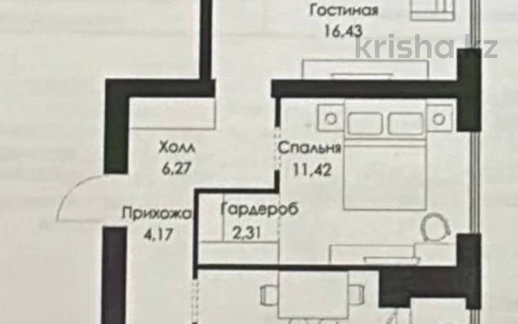 2-комнатная квартира · 57.1 м² · 2/9 этаж, Александр Сызганов 1/2 за 35.5 млн ₸ в Астане, Есильский р-н — фото 2