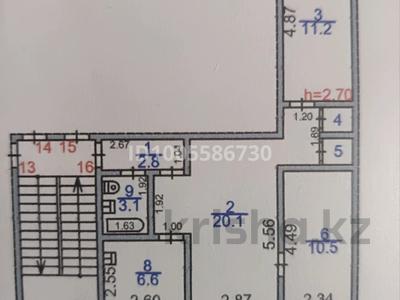 3-комнатная квартира · 57 м² · 5/5 этаж, Гарышкерлер 26 — Самади. Юникс за 15 млн ₸ в Жезказгане