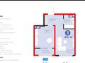 1-комнатная квартира · 40.1 м² · 7/9 этаж, мкр Ботакоз 2/1 за 34.5 млн ₸ в Алматы, Алатауский р-н