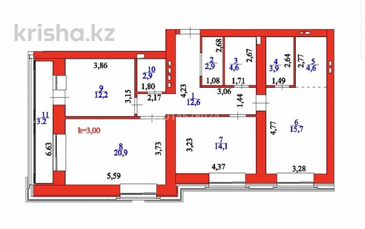 3-бөлмелі пәтер · 97.2 м² · 6/9 қабат, Максут Нарикбаев 14, бағасы: 67 млн ₸ в Астане, Нура р-н — фото 2