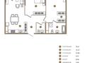 3-бөлмелі пәтер · 85.4 м² · 5/9 қабат, Каныша Сатпаева 90а/1 — ПАКАЗ В ЛЮБОЕ ВРЕМЯ, бағасы: 80 млн ₸ в Алматы, Бостандыкский р-н — фото 10