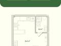 1-бөлмелі пәтер · 27.8 м² · 1/2 қабат, Микрорайон Айжарык 1в — Aport East, бағасы: 13.5 млн ₸ в Туздыбастау (Калинино) — фото 7