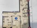 3-комнатная квартира · 102 м² · 10/14 этаж, Кабанбай батыра 56а за 91 млн ₸ в Астане, Есильский р-н — фото 22