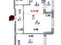 2-бөлмелі пәтер · 55 м² · 6/9 қабат, Ахмет Байтурсынулы 10/3, бағасы: 33.9 млн ₸ в Астане, Сарайшык р-н — фото 3