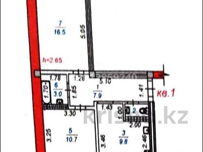 2-бөлмелі пәтер · 51.7 м² · 1/3 қабат, Ереванская 1г, бағасы: 26 млн ₸ в Алматы, Турксибский р-н