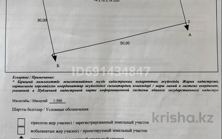 Жер телімі · 15 га, Улица Молдагуловой 67, бағасы: 2.8 млн ₸ в Жетекши — фото 2