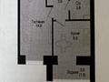 1-бөлмелі пәтер · 33.3 м² · 3/9 қабат, Розы Баглановой 23 — Розы Баглановой, бағасы: ~ 18 млн ₸ в Астане, Нура р-н