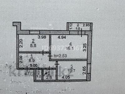 2-комнатная квартира, 49.3 м², 6/6 этаж, Ю. Гагарина 23 за 12.5 млн 〒 в Костанае