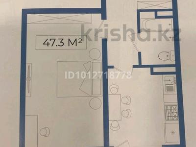 1-бөлмелі пәтер · 48 м² · 6/9 қабат, мкр Кайрат, ​24-я улица 1/1а, бағасы: 24 млн ₸ в Алматы, Турксибский р-н