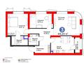 3-комнатная квартира · 94 м² · 3/26 этаж, Кунаева за ~ 126.3 млн ₸ в Шымкенте, Аль-Фарабийский р-н