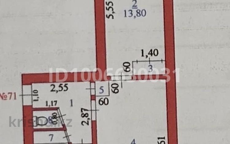 2-бөлмелі пәтер · 30 м² · 2/5 қабат, Сейфуллина 24 71 — Дина супермаркет, бағасы: 7.5 млн ₸ в Алге — фото 2