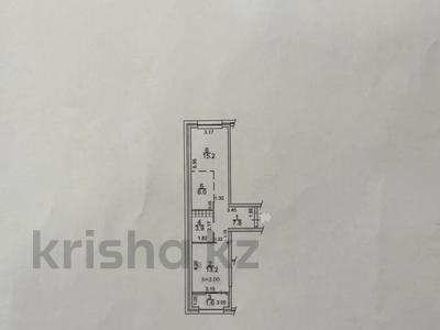 2-бөлмелі пәтер · 47.7 м² · 7/9 қабат, Нұркент ш/а, Турара Рыскулова 2Б/1, бағасы: 31.5 млн ₸ в Алматы, Алатауский р-н