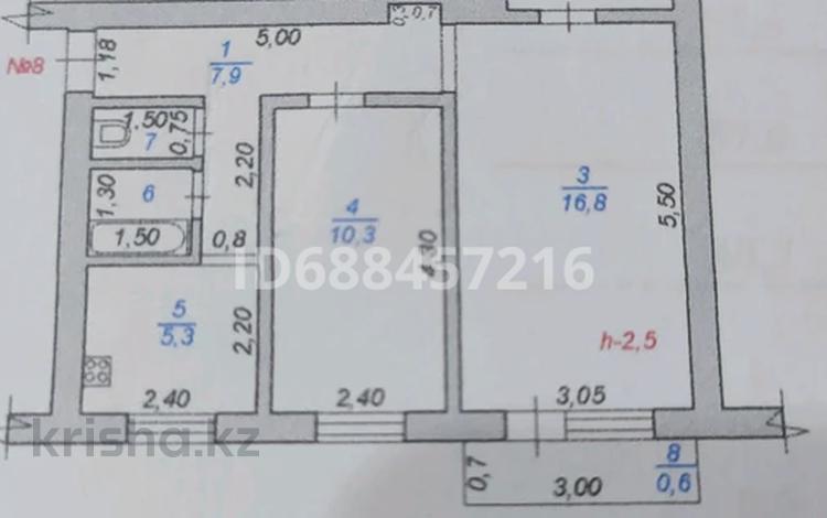 3-комнатная квартира · 57.6 м² · 2/5 этаж, Шугыла 28 — Рядом школа 7, остановка Шугыла за 12.5 млн 〒 в  — фото 2