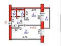 1-комнатная квартира · 44.5 м² · 6/9 этаж, Партизанская 127 — ЖК Alageum Electric за 26 млн ₸ в Петропавловске — фото 12