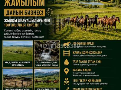 Участок · 1315 га, Талдыкорган за 180 млн ₸