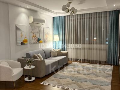4-комнатная квартира · 105 м² · 21/21 этаж, Кабанбай батыра 43В — Ботанический сад за 80 млн ₸ в Астане, Есильский р-н