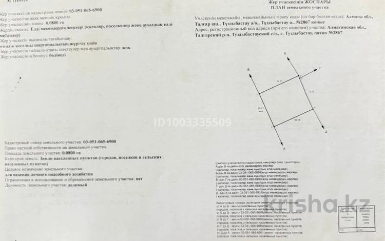 Участок · 8 соток, Есима хана за 27 млн 〒 в Туздыбастау (Калинино) — фото 2