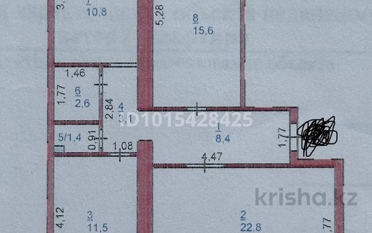 3-комнатная квартира · 79.4 м² · 8/10 этаж, Бекхожин 9 за 40 млн ₸ в Павлодаре — фото 2