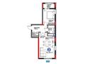2-бөлмелі пәтер · 53.26 м², Е 915 19, бағасы: ~ 43 млн ₸ в Астане, Есильский р-н — фото 3