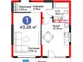 1-бөлмелі пәтер · 43 м² · 8/9 қабат, Райымбека 219Б — Цена со скидкой: 39 163 427тг !, бағасы: ~ 46.1 млн ₸ в Алматы — фото 2