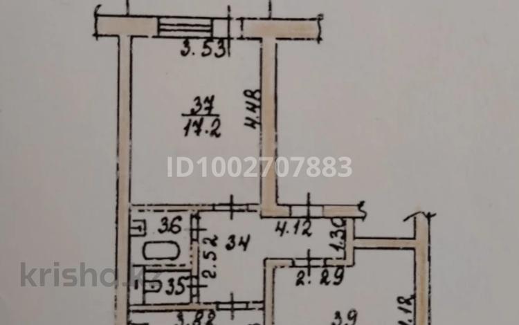 2-комнатная квартира · 52.3 м² · 6/6 этаж, Бузурбаева 8 за 60 млн ₸ в Алматы, Медеуский р-н — фото 2