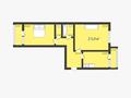 2-комнатная квартира · 71.5 м² · 3/5 этаж, Мкр. Береке 37 за 27 млн ₸ в Костанае — фото 7