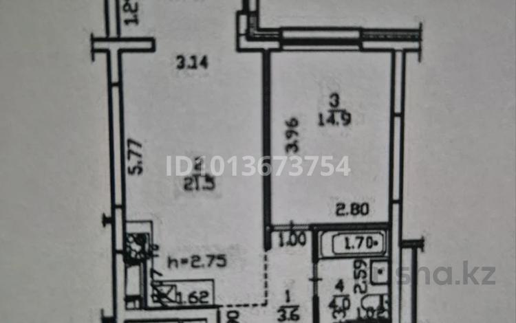 2-бөлмелі пәтер · 44 м² · 2/6 қабат, Халиуллина 196/17, бағасы: 26 млн ₸ в Алматы, Медеуский р-н — фото 11