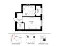 1-комнатная квартира · 41.09 м² · 12/12 этаж, Култегин 3 за 27.5 млн ₸ в Астане, Нура р-н