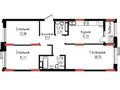 3-бөлмелі пәтер · 82.6 м² · 4/9 қабат, Чингиз Айтматов 24/4, бағасы: 51 млн ₸ в Астане, Нура р-н