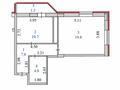 2-комнатная квартира · 45 м² · 8/16 этаж, Тлендиева 15/4 за 19 млн ₸ в Астане, Сарыарка р-н — фото 2