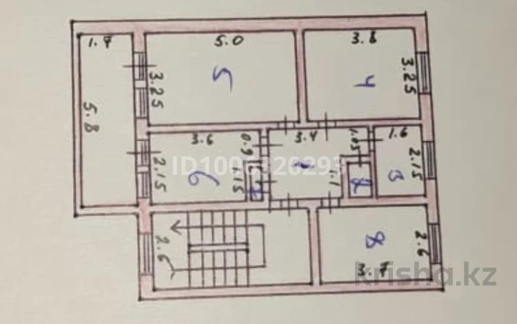 3-бөлмелі пәтер · 60 м² · 5/5 қабат, Тыныбек Нышанов 44, бағасы: 8.5 млн ₸ в Туркестане — фото 2
